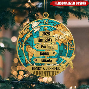 Destination Of All Year - Personalized Acrylic Ornament