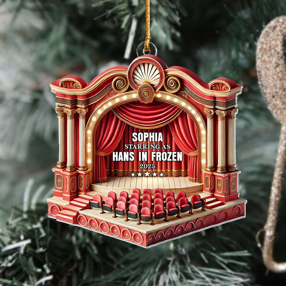 Hadouki Personalized Theater Performance 2D FLAT Ornament, Musical Play Stage ...