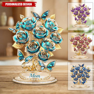 Love Rooted In Motherhood - Personalized Acrylic Plaque For Mom, Grandma