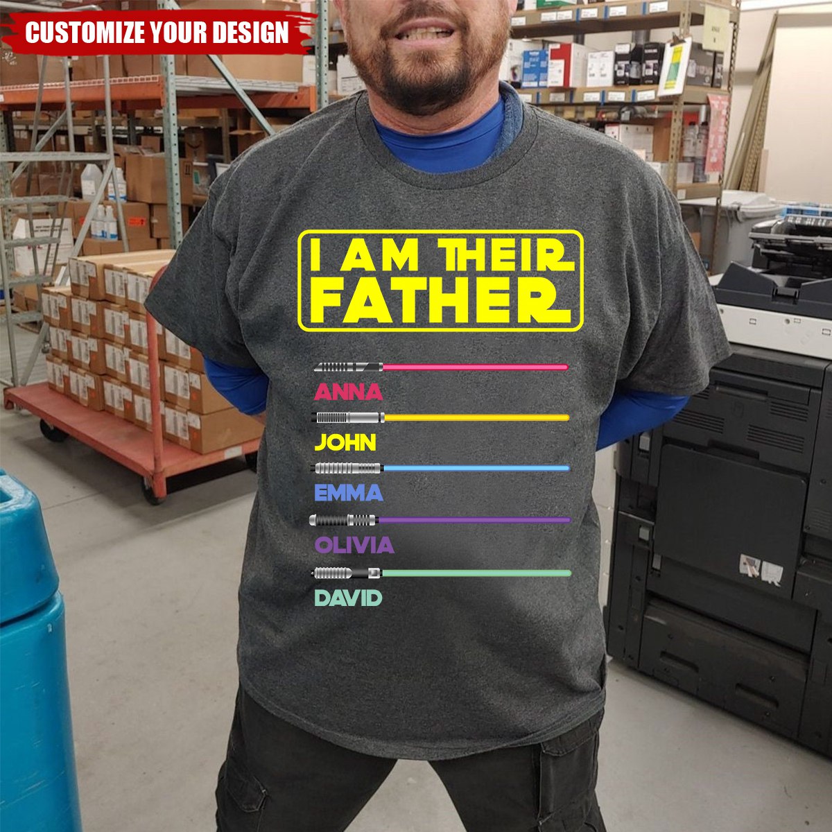 I Am Their Father/Mother - Personalized T-Shirt, Gift For Father's Day, Mother's Day