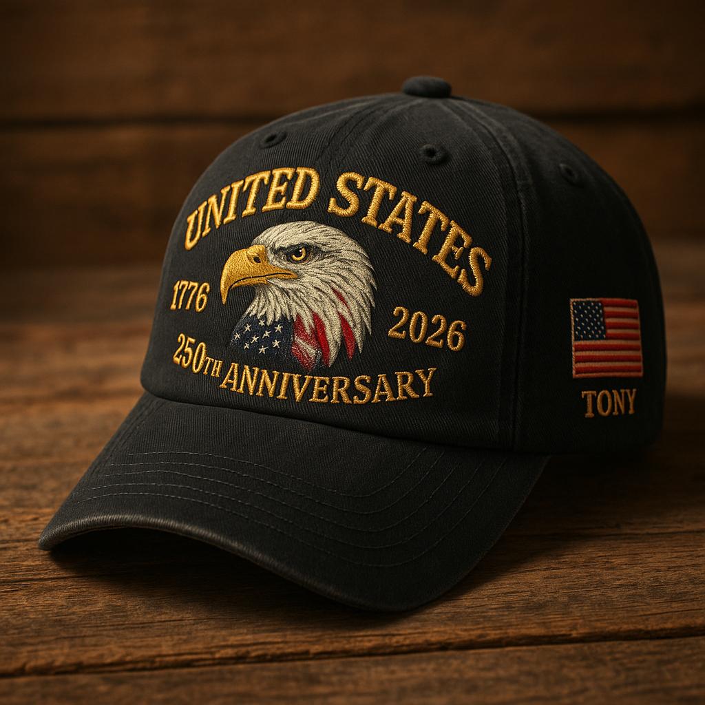 Hadouki Patriotic Eagle United States 250th Anniversary 1776–2026 Personalized ...