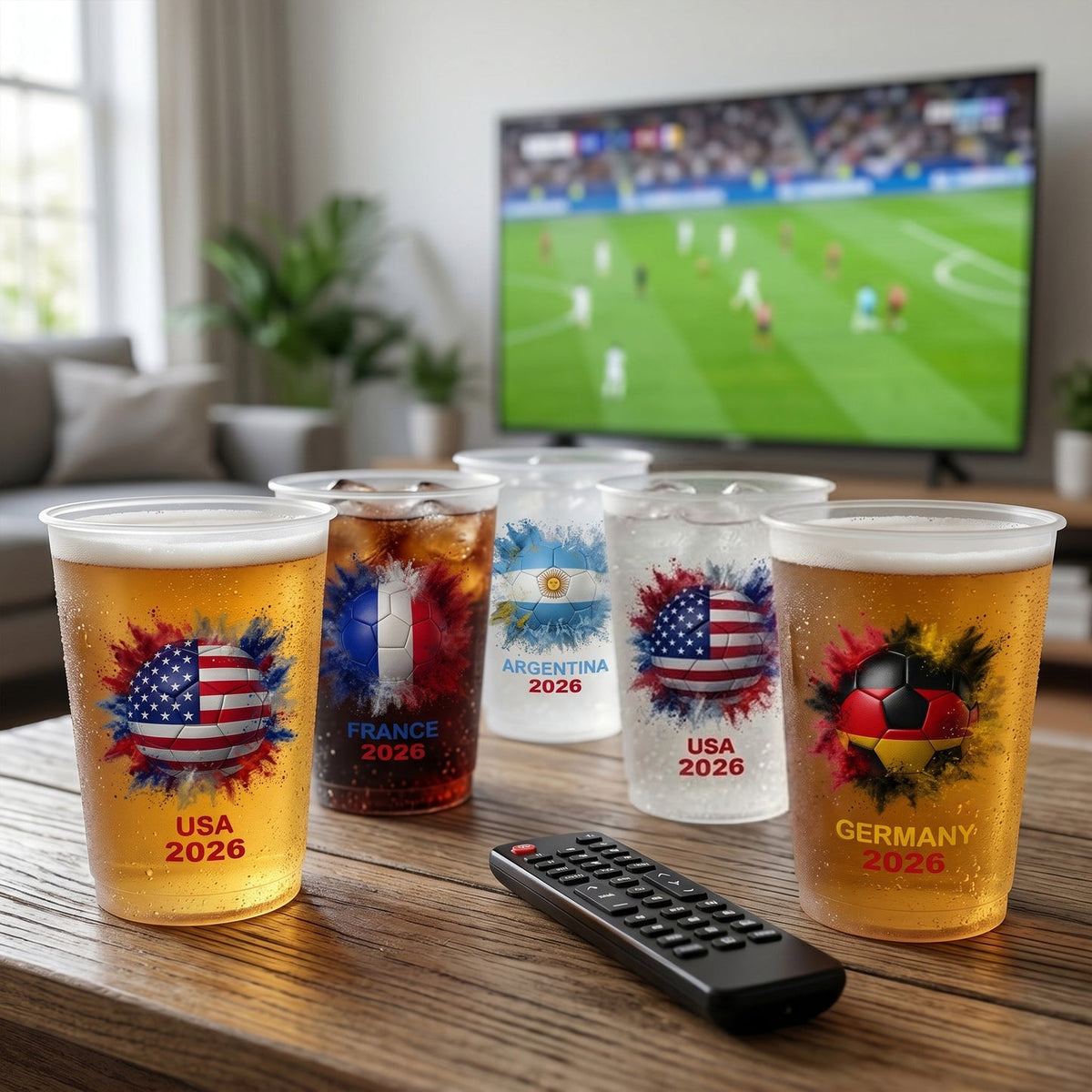 World Cup 2026, Custom Country Flags - Personalized Cups